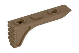 The Timber Creek Outdoors M-LOK Rugged Barrier Stop features a Flat Dark Earth Cerakote finish